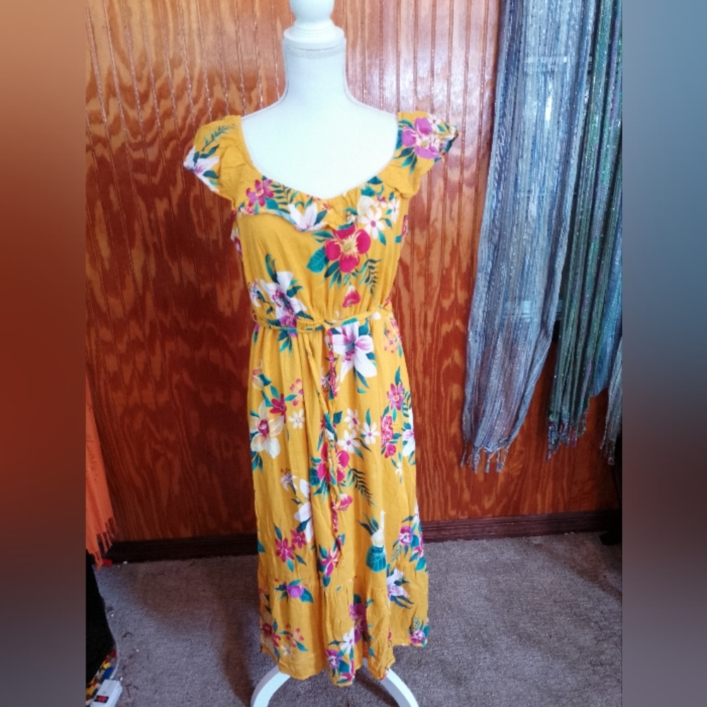 Old Navy Cami Hawaiian Print Floral Dress
